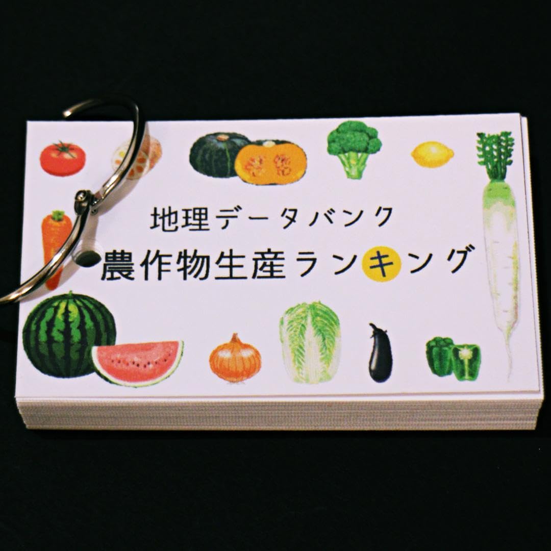 Amazon.co.jp: 地理データバンク 一次産業 暗記カード 中学受験 中学